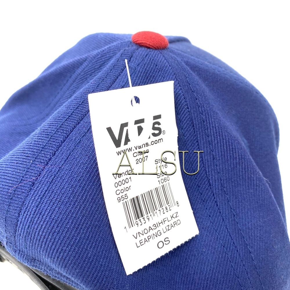 VANS 🔥SALE!🔥 Leaping Lizard Wolf Blue Men’s SnapBack Cap VN0A3IHFLKZ - Picture 3 of 9